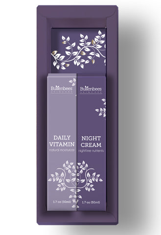 Anti-aging day and night facial treatments. 
